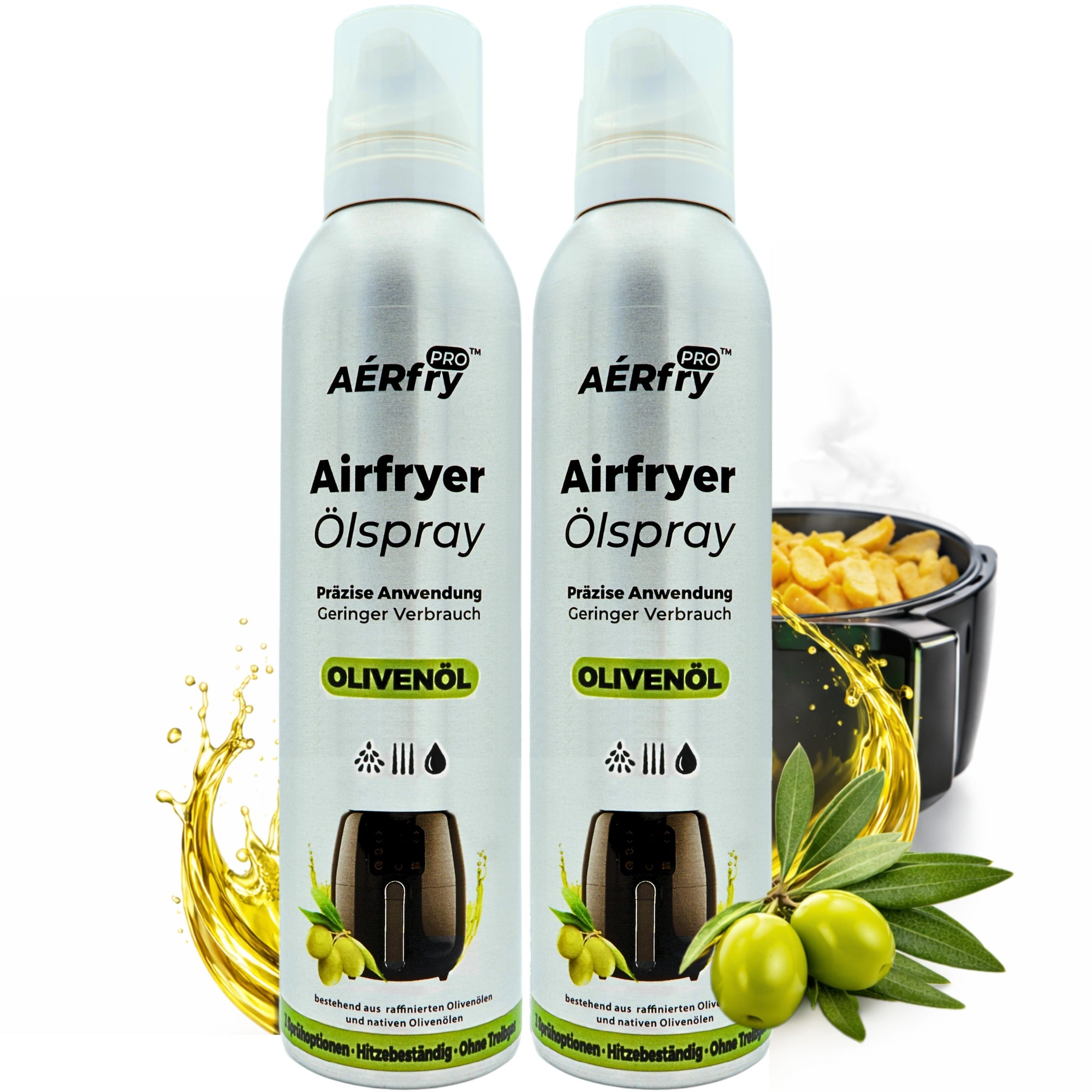 AÉRfryPRO™ Airfryer Ölspray – Olivenöl ohne Treibgas – 200 ml