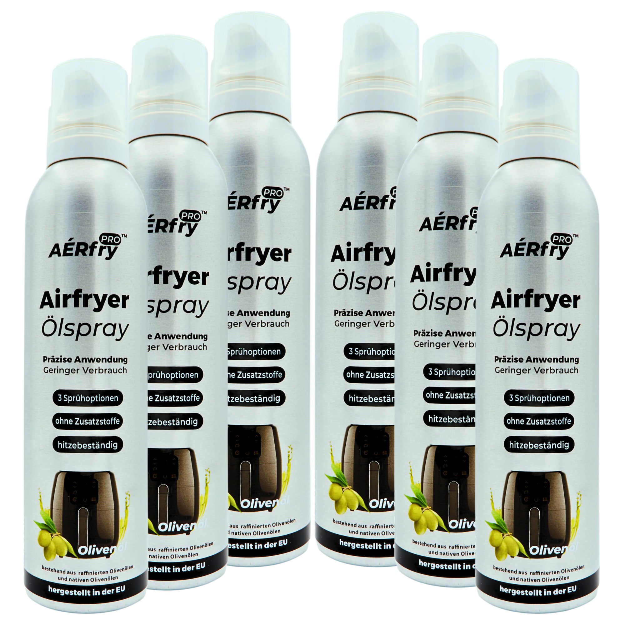 AÉRfryPRO Airfryer Oil Spray – 100% Pure Olive Oil for the Air Fryer & Kitchen