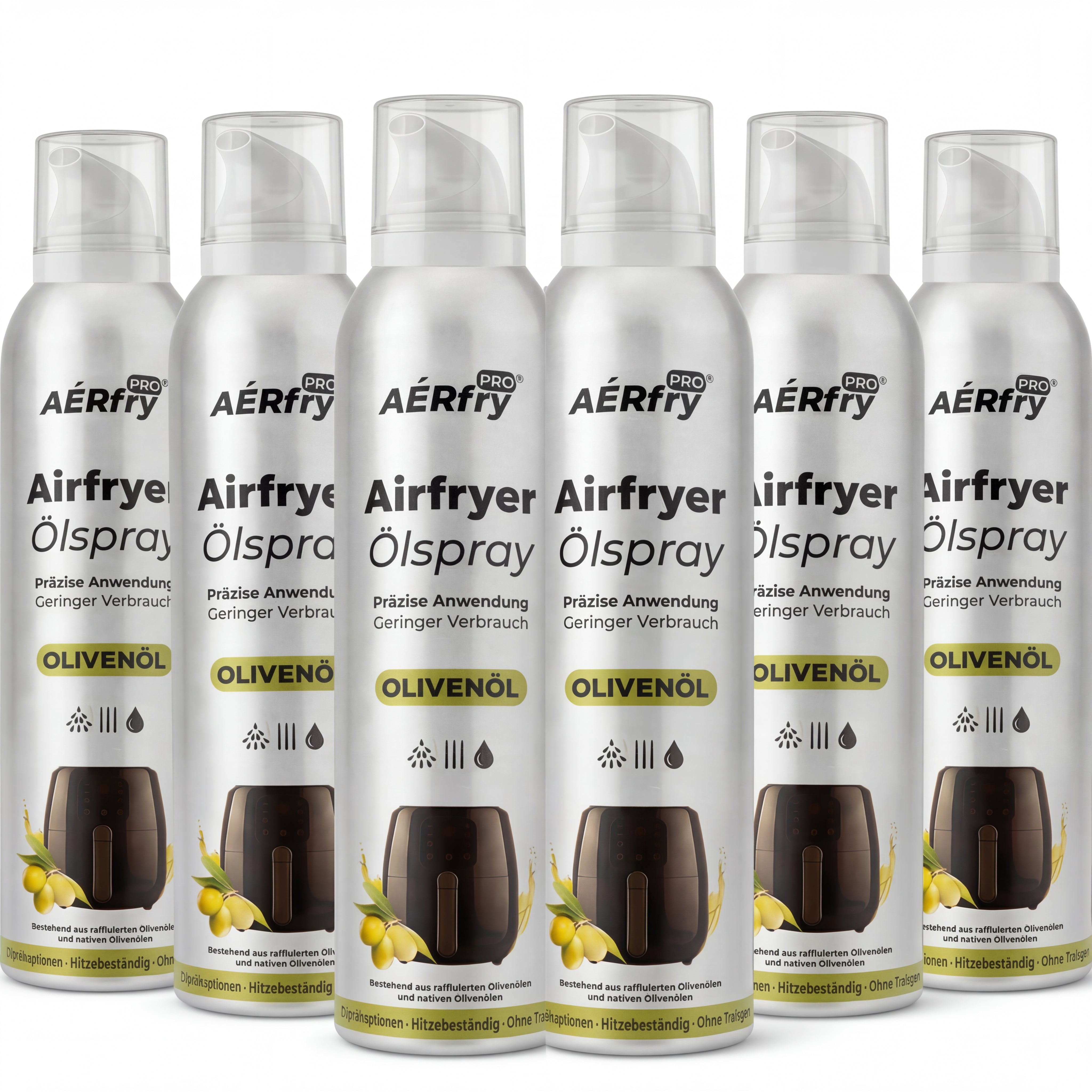 AÉRfryPRO® Airfryer Ölspray – Olivenöl ohne Treibgas – 200 ml