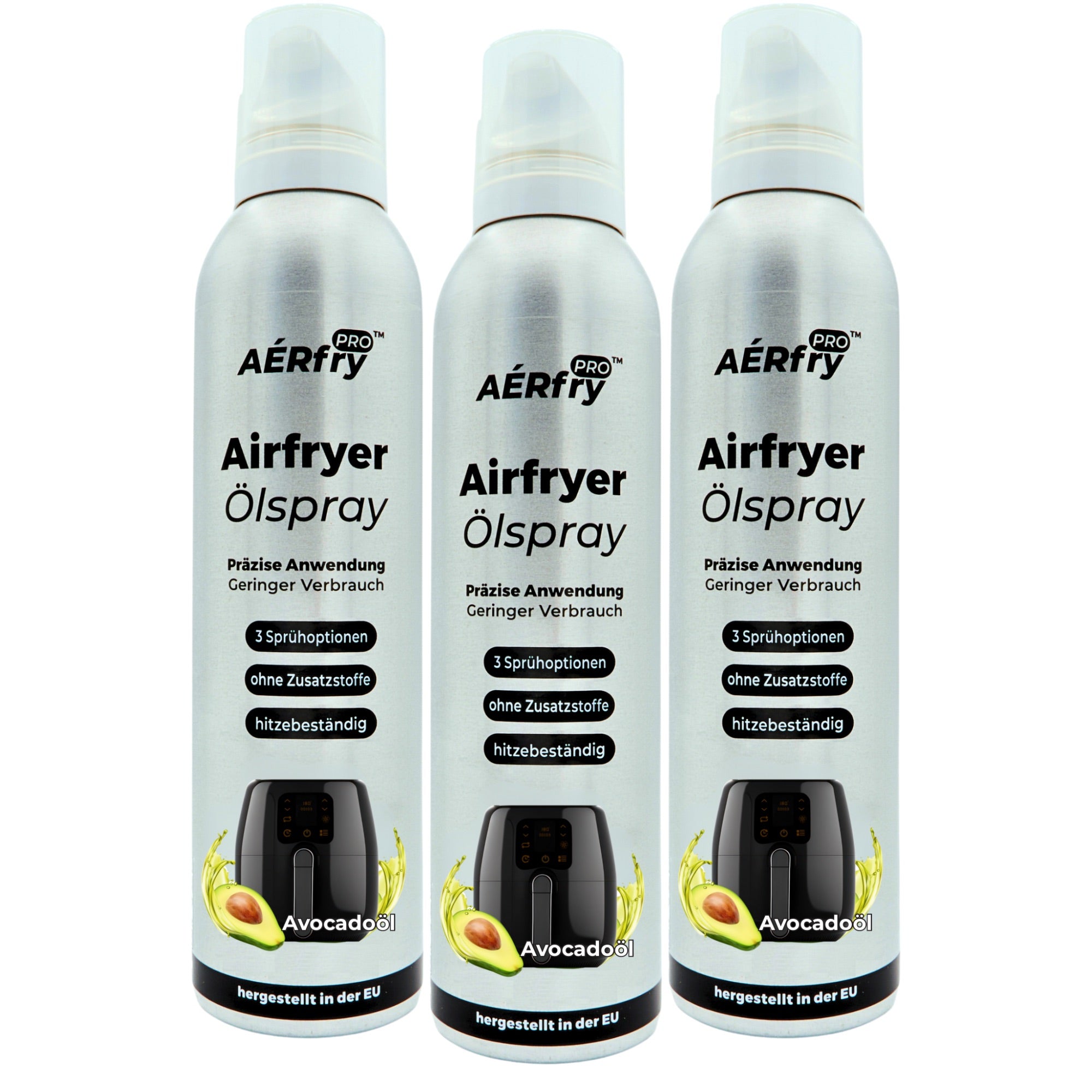 AÉRfryPRO® Airfryer Ölspray – Avocadoöl ohne Treibgas – 200 ml