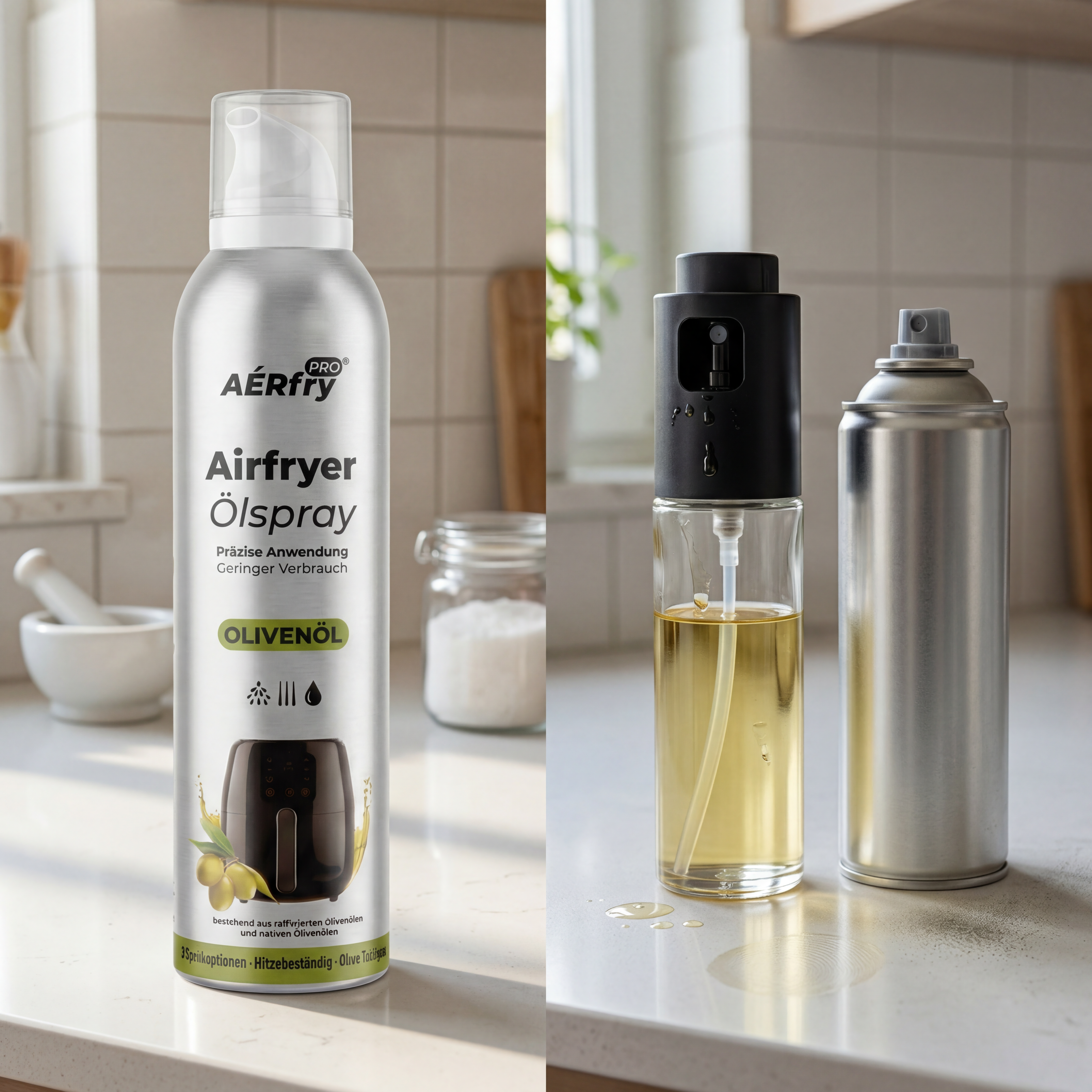 Airfryer Ölspray Test: Dose vs. Sprüher — Was ist besser?