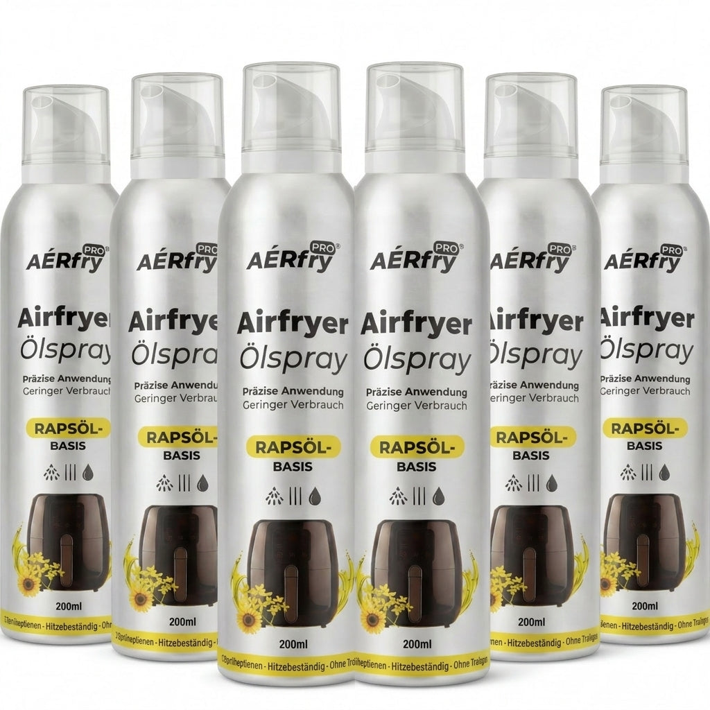 AÉRfryPRO® Airfryer Ölspray – Rapsöl ohne Treibgas – 200 ml